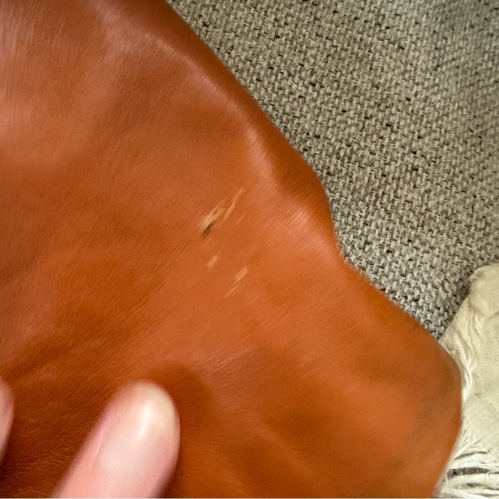 Vintage Leather Fur Collar Coat - Picture 8 of 13